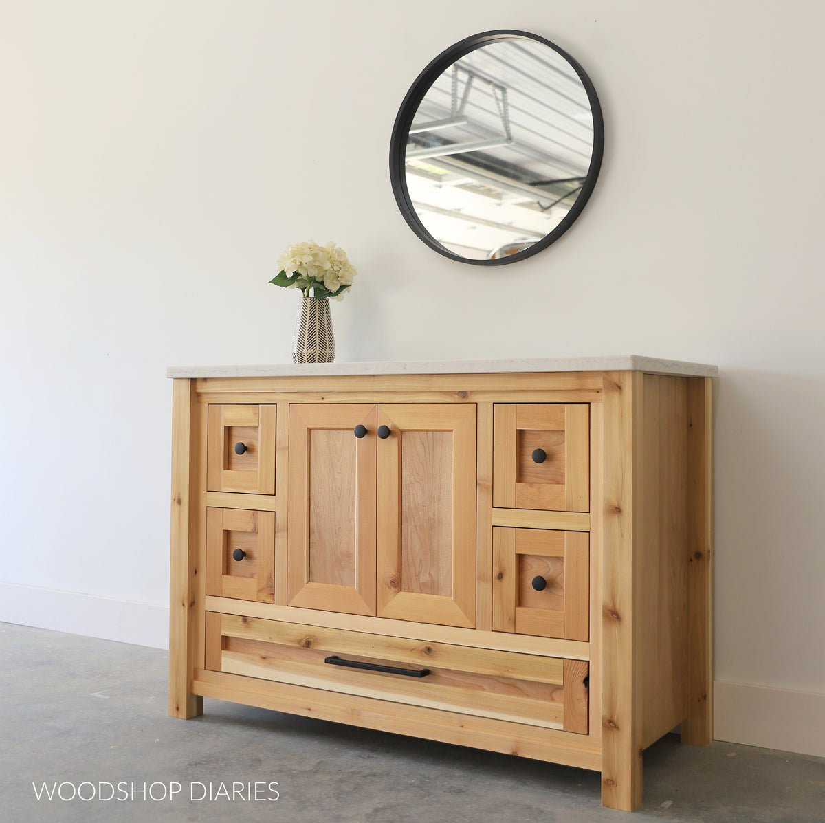 Single Sink Bathroom Vanity Cabinet Plans – Woodshop Diaries