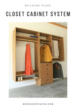 Load image into Gallery viewer, Closet Cabinet System Building Plans
