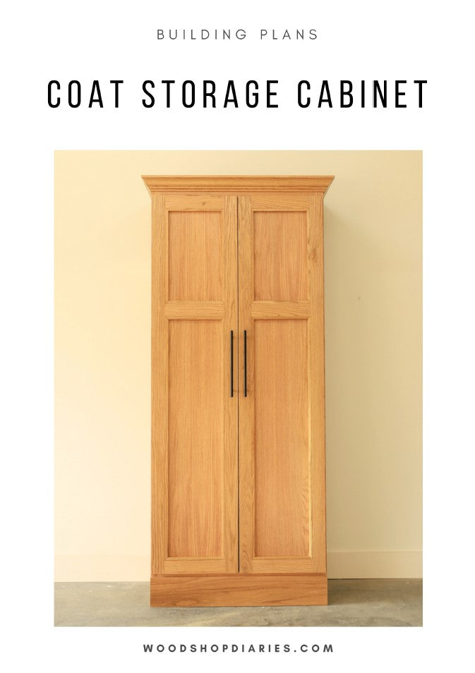 Coat Wardrobe Storage Cabinet Plans