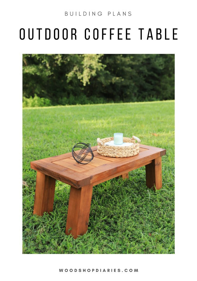 Outdoor Coffee Table Building Plans
