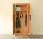 Load image into Gallery viewer, Coat Wardrobe Storage Cabinet Plans
