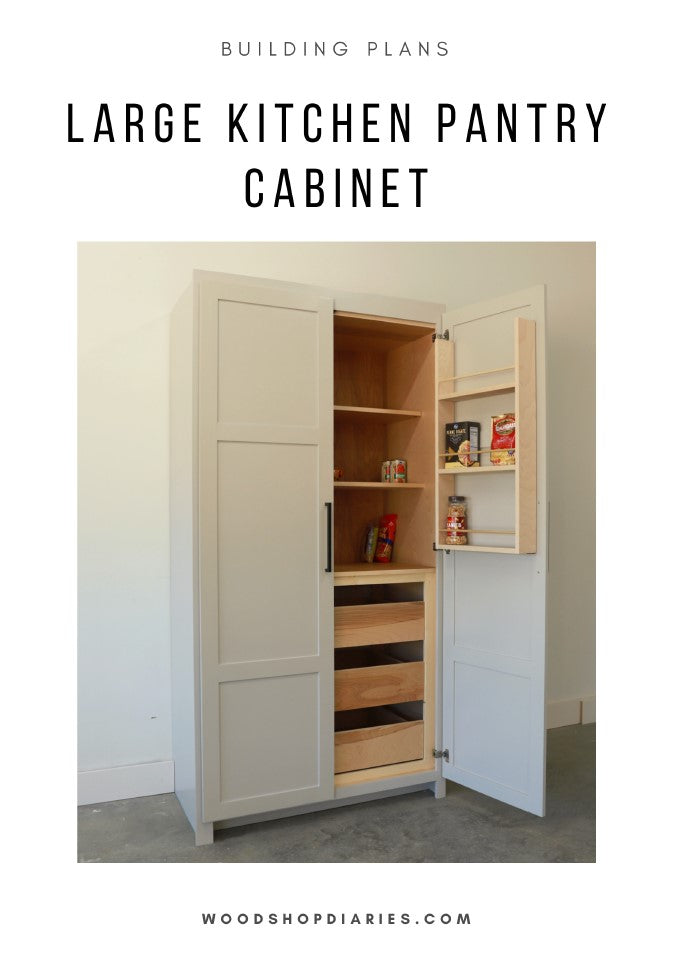 Large Kitchen Pantry Cabinet