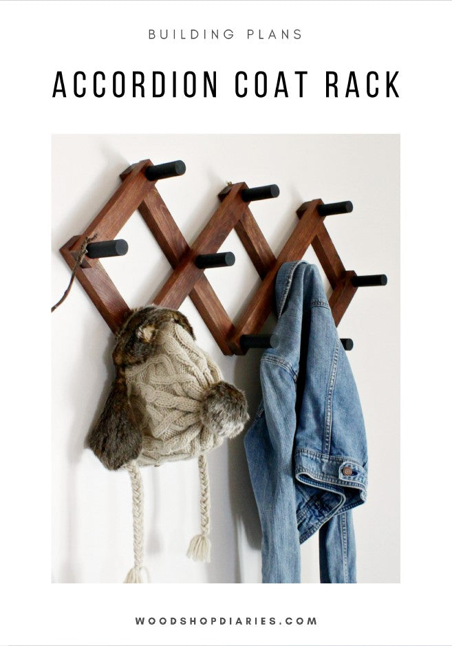 Accordion Coat Rack Plans