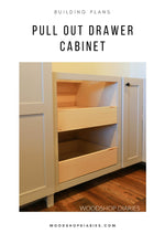 Load image into Gallery viewer, Pull Out Shelf Base Cabinet Plans
