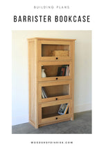 Load image into Gallery viewer, Barrister Bookcase Building Plans

