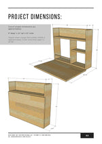 Load image into Gallery viewer, Murphy Desk Build Plans

