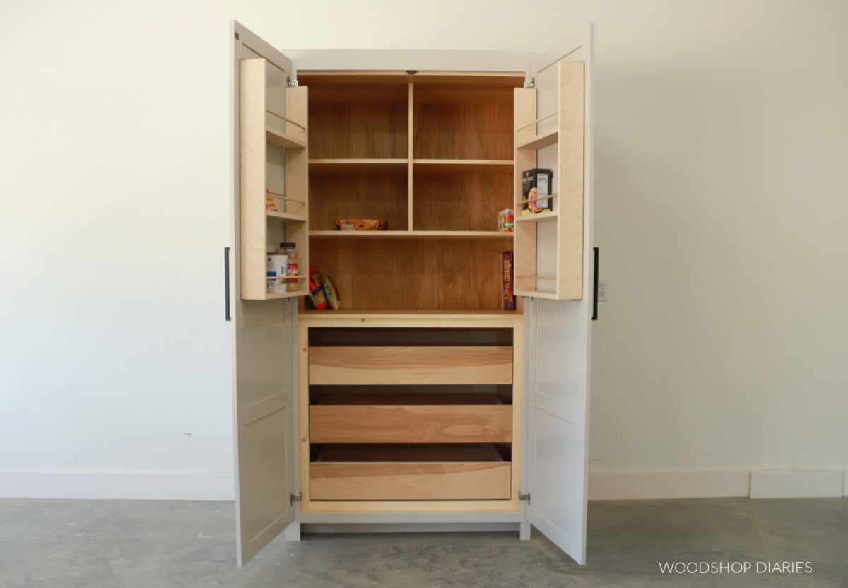 Large Kitchen Pantry Cabinet