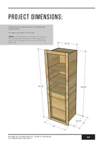 Load image into Gallery viewer, Recessed Closet Built In Cabinet Plans

