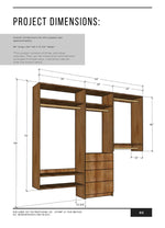 Load image into Gallery viewer, Closet Cabinet System Building Plans
