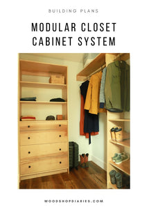 Modular Closet Cabinets Building Plans