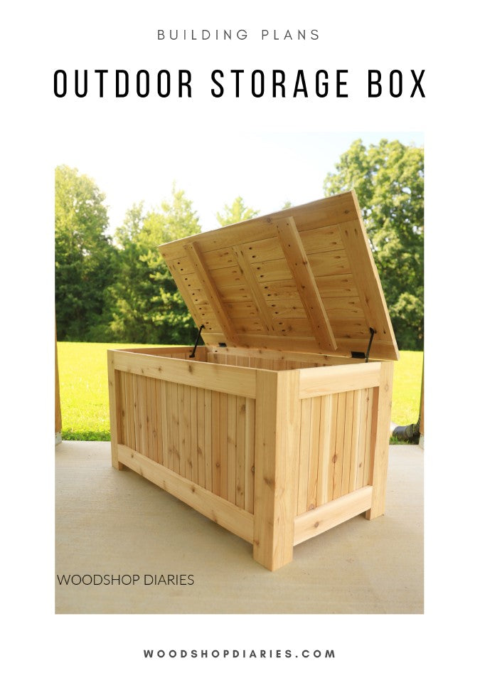 Outdoor Storage Box Building Plans – Woodshop Diaries