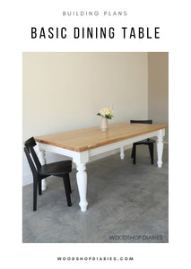 Dining Table Building Plans