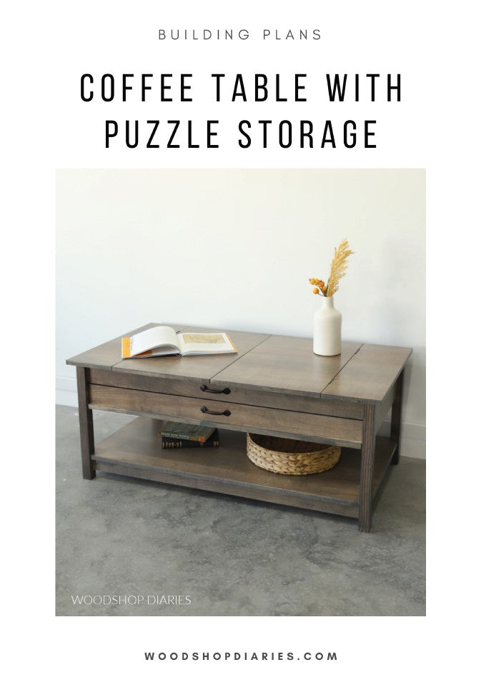 Puzzle Coffee Table Plans – Woodshop Diaries