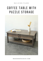 Load image into Gallery viewer, Puzzle Coffee Table Plans
