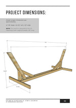 Load image into Gallery viewer, Hammock Stand Building Plans
