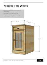 Load image into Gallery viewer, Modular Glass Door Base Cabinet Building Plans
