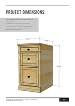 Load image into Gallery viewer, Modular 3 Drawer Base Cabinet Building Plans
