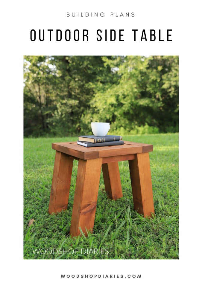 Outdoor Side Table Building Plans