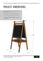 Load image into Gallery viewer, Kids Art Easel Building Plans
