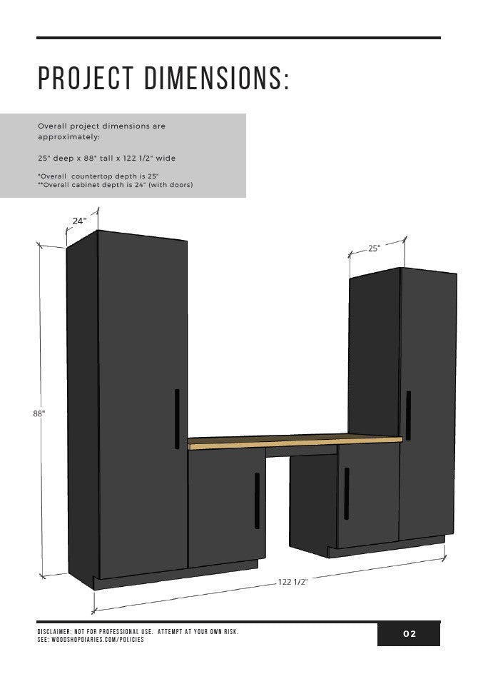 Garage Cabinet Plans – Woodshop Diaries