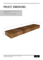 Load image into Gallery viewer, Basic Floating Shelf Plan
