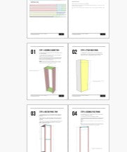 Glass Door Linen Cabinet PDF Plans