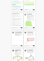 Load image into Gallery viewer, Square Coffee Table with Drawer Building Plans
