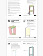 Load image into Gallery viewer, Armoire Cabinet with Drawers Plans
