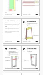 Load image into Gallery viewer, Coat Wardrobe Storage Cabinet Plans
