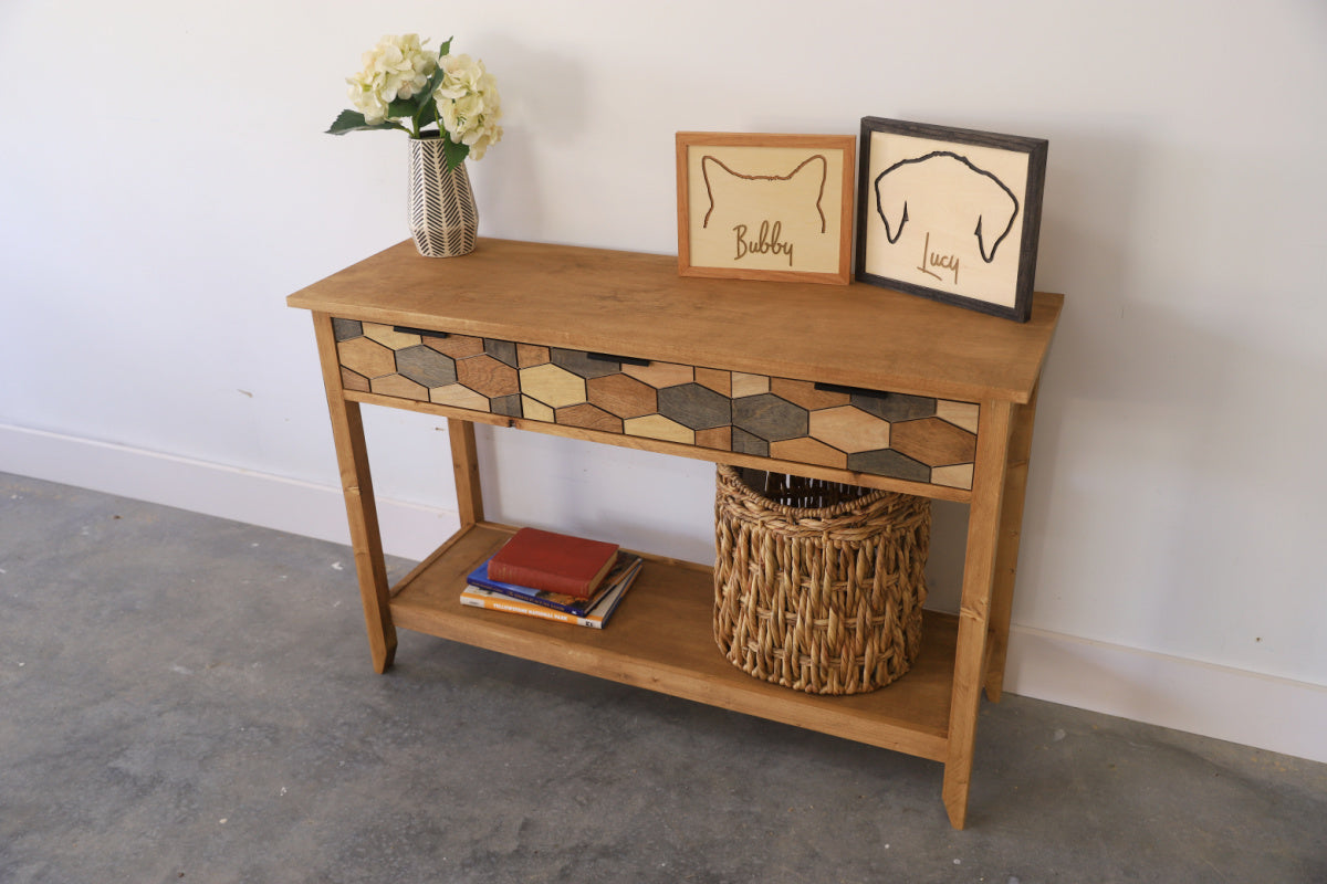 Console Table with Drawers Building Plans