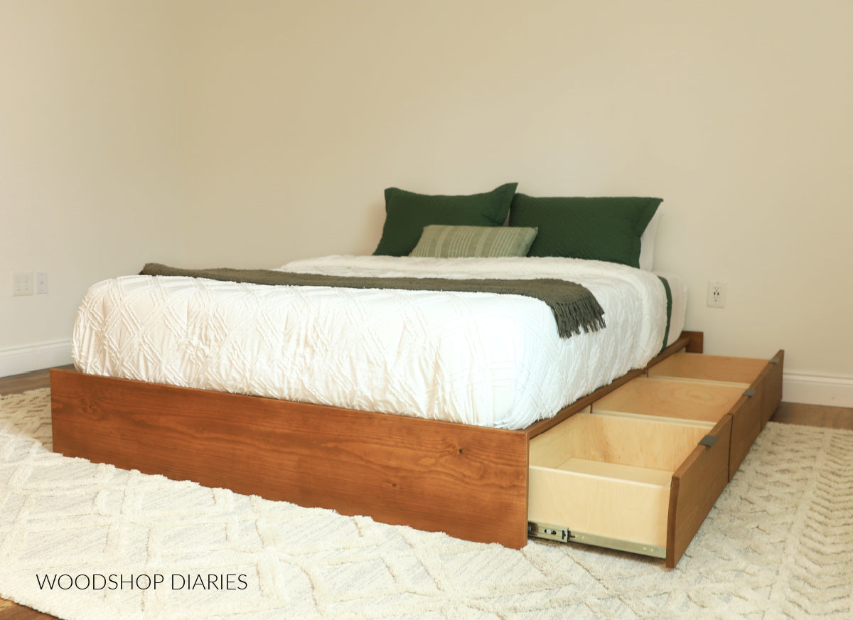 Platform Storage Bed Frame Plans