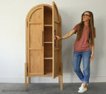 Load image into Gallery viewer, Arched Cabinet Building Plans
