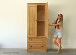 Load image into Gallery viewer, Armoire Cabinet with Drawers Plans

