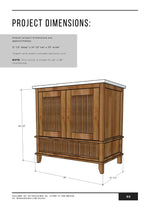 Load image into Gallery viewer, Bathroom Vanity with Fluted Trim Plans
