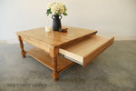 Load image into Gallery viewer, Square Coffee Table with Drawer Building Plans
