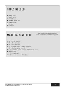 Countertop Hutch Building Plans