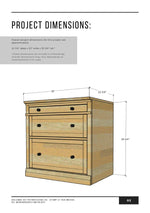 Load image into Gallery viewer, Modular 3 Drawer Base Cabinet Building Plans
