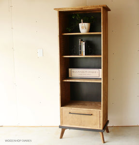 Modern Bookcase Cabinet Plan