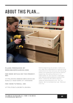 Load image into Gallery viewer, 5 Drawer Dresser PDF Plans
