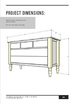 Load image into Gallery viewer, 5 Drawer Dresser PDF Plans
