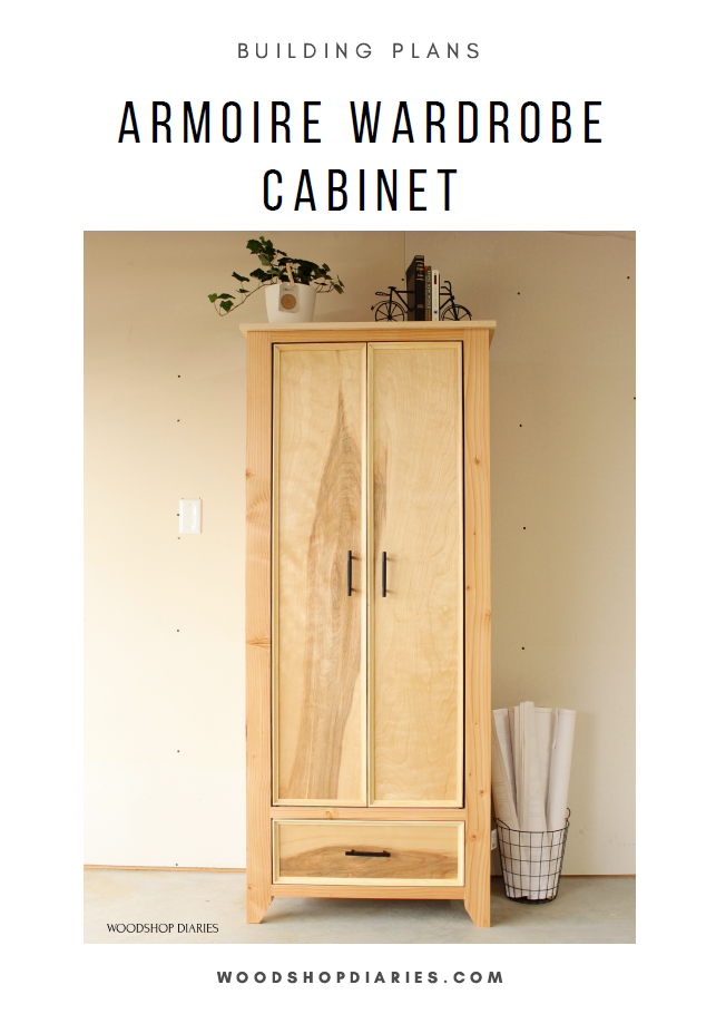 Armoire Wardrobe Cabinet Plan – Woodshop Diaries armoire-wardrobe-cabinet-plan-woodshop-diaries