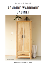 Load image into Gallery viewer, Armoire Wardrobe Cabinet Plan
