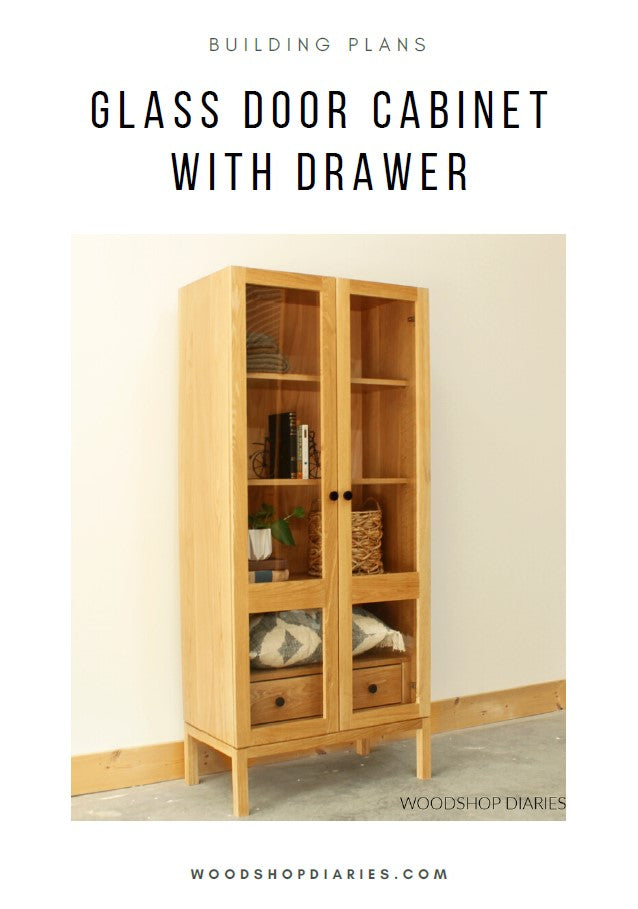 Display Cabinet with Drawer