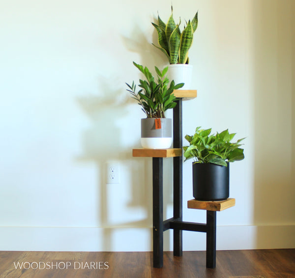 tiered plant stand indoor Three Tiered Plant Stand – Woodshop Diaries