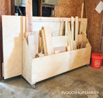 Load image into Gallery viewer, Scrap &amp; Plywood Storage Cart Plans

