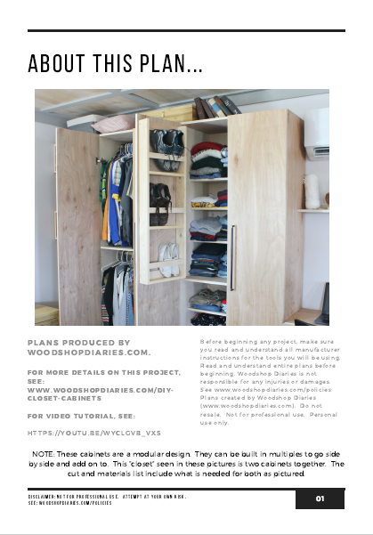 Garage Storage Cabinets DIY Plan PDF File Only (Download Now) 