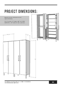 Closet Cabinets PDF Plans