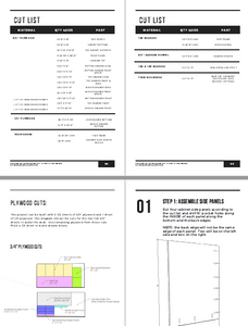 DIY Storage Desk PDF Plans