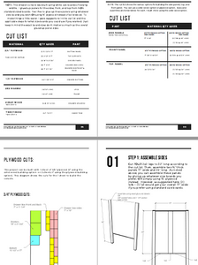 Modern Dresser Console PDF Plans