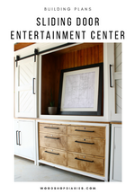 Load image into Gallery viewer, Sliding Door Entertainment Center
